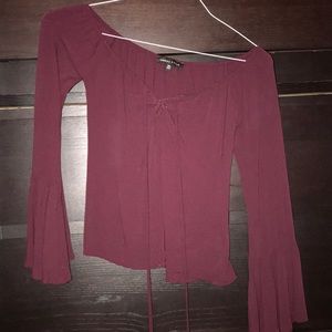 Boho Kendall $ Kylie Off The Shoulder Top